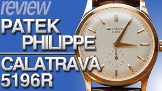 パテック・フィリップ カラトラバ 5196R PATEK PHILIPPE Calatrava 実機レビュー！ [upl. by Dranyar]