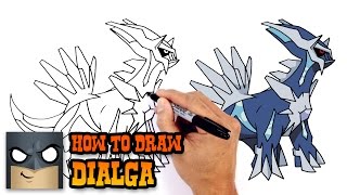 How to Draw Pokemon  Dialga [upl. by Zampardi690]