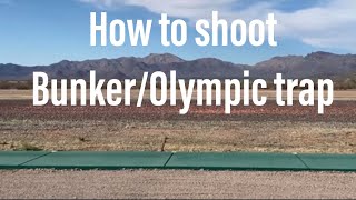 How to Shoot Bunker  Olympic Trap [upl. by Artaed]