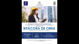 Curso Bitácora de Obra [upl. by Ecnal125]