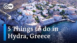 5 Things to do on the Island of Hydra Greece [upl. by Rahcir812]