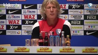 quotIhr seid ja Arschlöcherquot Bochums Trainer Verbeek rastet aus  DER SPIEGEL [upl. by Routh]