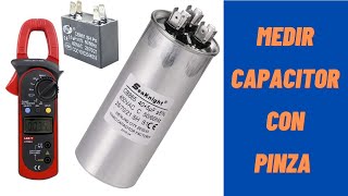 Cómo medir capacitor con pinza amperométrica [upl. by Aicitel]