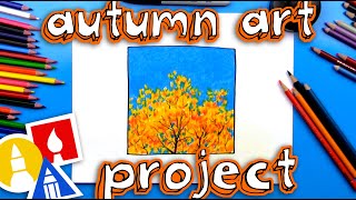 Simple Autumn Art Project [upl. by Nanerb536]