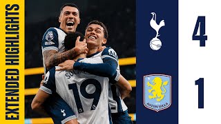 Tottenham Hotspur 41 Aston Villa  Extended Premier League Highlights [upl. by Nagard413]