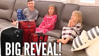 REVEALING THE BEST VACATION SURPRISE OF ALL  GIRLS FLY ON AN AIRPLANE FOR THE FIRST TIME [upl. by Aneehsar246]