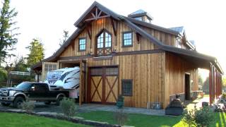 Barn Pros  Timber Framed Denali 60 Gable Barn [upl. by Sloatman473]