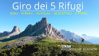 Passo Giau  〽️Giro dei 5 Rifugi GPS  DRONE [upl. by Yrahk]