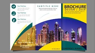 How to make a Brochure in PowerPoint [upl. by Auhso324]