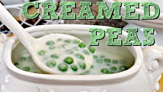 Creamed Peas Recipe  Holiday Creamed Peas Recipe  Simply Mama Cooks [upl. by Hodgson2]