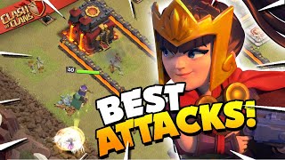 BEST Queen Walk  Queen Charge Attacks  TH10 Attack Strategy Clash of Clans [upl. by Redep]