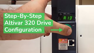 Altivar 320 Drive Configuration HMI Dial Speed Control Tutorial  Schneider Electric Support [upl. by Atikan682]