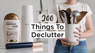 200 Things to Get Rid of in 2020  Ultimate Decluttering Guide   Free PDF Checklist [upl. by Zeitler]