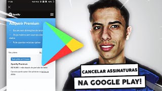 Como CANCELAR ASSINATURAS de aplicativos na GOOGLE PLAY [upl. by Ymmij]