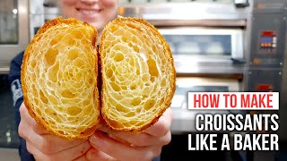 How to Make CROISSANTS Like a Pastry Chef [upl. by Nedap]