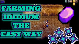 How To Farm Iridium Ore In Stardew Valley  Easy Method [upl. by Anitselec]