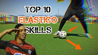 Learn 10 ELASTICO VARIATIONS Tutorial  New Football Skills 2020 [upl. by Isak]