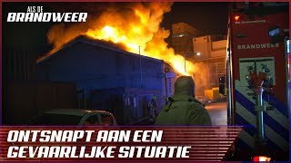 MEGA GROTE industriële brand  Als de Brandweer [upl. by Secrest917]