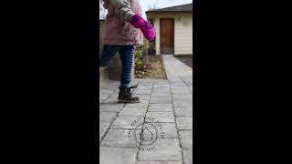 How to Make a Cobblestone Paver Path [upl. by Illah]