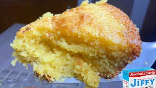 How To Make The Most Moist amp Sweet Cornbread Using Jiffy Mix  Recipe [upl. by Goda]