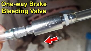 How to Bleed your Brakes Using a One Way Valve [upl. by Rehtae]