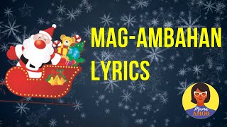 Magambahan Lyrics Bisaya Christmas Song [upl. by Southworth]