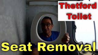 Thetford Toilet  Seat Removal [upl. by Grogan]