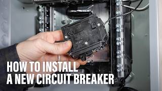 How to Install a New Circuit Breaker [upl. by Netsrak393]