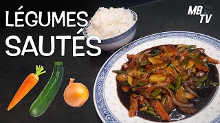 Légumes Sautés au wok 🥕 [upl. by Nebe]