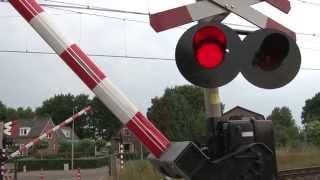 Dutch railroad crossing  AHOB Wezep 1 [upl. by Otsenre]