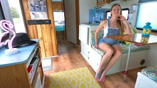 MOTORHOME TOUR  Living The Full Time RV Lifestyle In A Remodeled Class C [upl. by Goldston580]