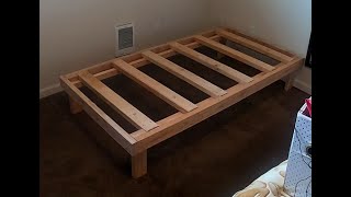 DIY 2x4 Twin Bed Frame [upl. by Alyam]