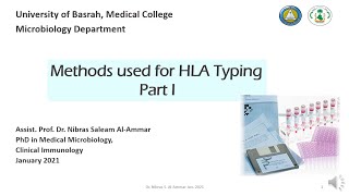 Methods used for HLA typing Part I [upl. by Assennav785]