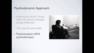 The Psychodynamic Approach [upl. by Carder]