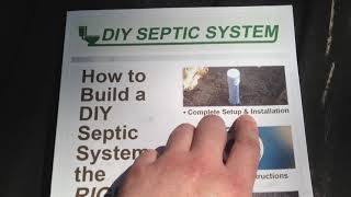 DIY Septic System  How to Build a DIY Septic System the Right Way [upl. by Gavrila36]