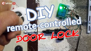 Easytobuild RemoteControlled Door Lock [upl. by Shaper282]