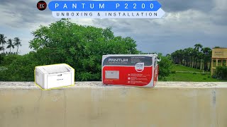 PANTUM P2200 unboxing installation [upl. by Aicyla927]