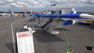 Aerolite 103 Ultralight Aircraft at Deland Sport Aviation Showcase 2018 [upl. by Akenahc]