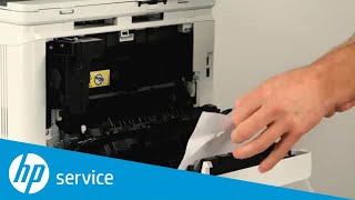 Clear Paper Jams in the Duplexer  HP Color LaserJet Pro MFP M277  HP [upl. by Tova]