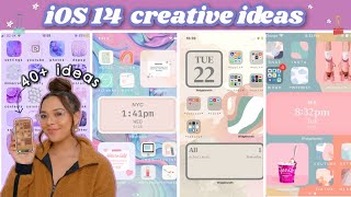 Aesthetic Ideas for iOS 14 How to Customize your iphone StepbyStep FAST EASY [upl. by Haidabez]