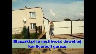 Montaż podwójnego garażu blaszaka 6m x 5m wwwgarazeblaszakieu [upl. by Gnoh]