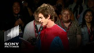 Andrew Garfield Has Superhero Moment [upl. by Anilram]