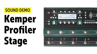 Kemper Profiler Stage  Sound Demo no talking [upl. by Lowis]