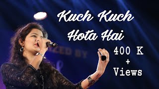 Kuch Kuch Hota Hai  Title Track  Shahrukh Kajol Rani Mukherji  Live  Gul Saxena amp Saurin Bhatt [upl. by Jairia]