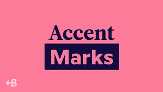 How To Use Accent Marks In Spanish French And Other Languages [upl. by Thrasher]