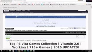 HowTo Download PS VITA Games VPK for FREE [upl. by Dari932]