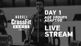 Tuesday Day 1 Age Group and Adaptive Events — 2021 NOBULL CrossFit Games [upl. by Halette997]