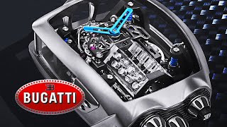 Bugatti Chiron WATCH with REAL Tiny W16 ENGINE – ‘Jacob amp Cox Bugatti Chiron Tourbillon’ [upl. by Nnayar]