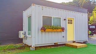 Stunning Beautiful the 20 Container Home Furnished For Sale  Lovely Tiny House [upl. by Lokcin485]