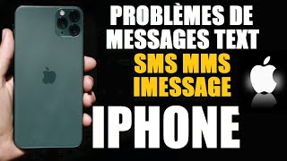 Comment régler le problème de messages SMS MMS amp iMessage sur un iPhone [upl. by Valaria147]